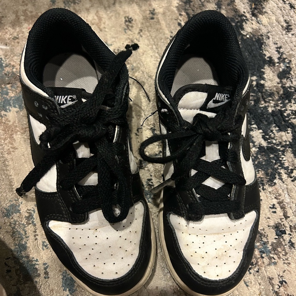 Nike Kids Black and White Sneakers